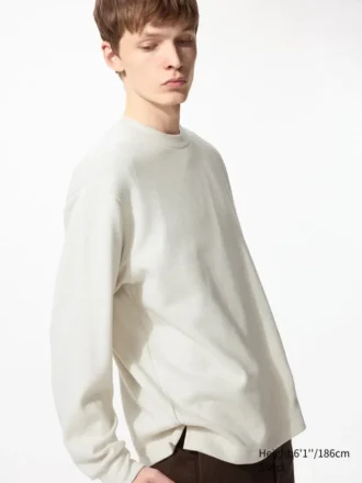 Camiseta de felpa de punto suave para hombre