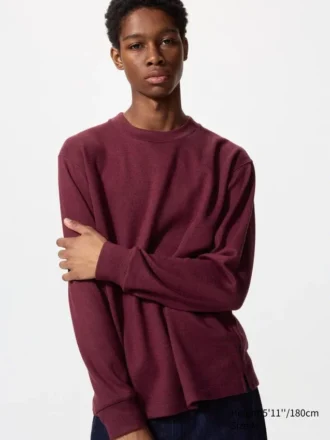 Camiseta de felpa de punto suave para hombre Camiseta de felpa de punto suave para hombre