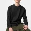 Camiseta de felpa de punto suave para hombre Camiseta de felpa de punto suave para hombre