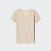 Camiseta de malla antiolor AIRism para hombre | Cuello en V Camiseta de malla antiolor AIRism para hombre | Cuello en V