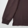 Camiseta de manga larga con cuello alto de jersey cepillado para hombre Camiseta de manga larga con cuello alto de jersey cepillado para hombre