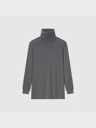 Camiseta de manga larga con jerséis de cuello vuelto HEATTECH para hombre Camiseta de manga larga con jerséis de cuello vuelto HEATTECH para hombre