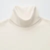Camiseta de manga larga con jerséu de cuello vuelto para mujer Camiseta de manga larga con jerséu de cuello vuelto para mujer
