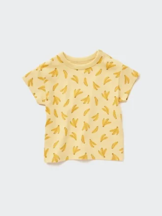 Camiseta de mangas cortas con cuello redondo Baby Dry