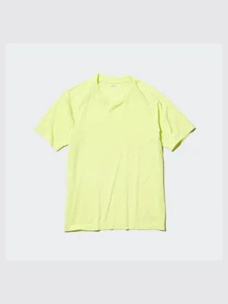 Camiseta de mangas cortas con cuello redondo DRY-EX para hombre (estampada)