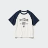 Camiseta de mangas cortas con estampado gráfico AIRism Cotton para niños Camiseta de mangas cortas con estampado gráfico AIRism Cotton para niños