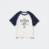 Camiseta de mangas cortas con estampado gráfico AIRism Cotton para niños Camiseta de mangas cortas con estampado gráfico AIRism Cotton para niños