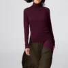 Camiseta de mezcla de cachemira HEATTECH para mujer | Extra cálida | Jerséis de cuello vuelto Camiseta de mezcla de cachemira HEATTECH para mujer | Extra cálida | Jerséis de cuello vuelto