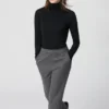 Camiseta de mezcla de cachemira HEATTECH para mujer | Extra cálida | Jerséis de cuello vuelto Camiseta de mezcla de cachemira HEATTECH para mujer | Extra cálida | Jerséis de cuello vuelto