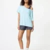 Camiseta de mujer AIRism con cuello en V holgada | 2 Way Camiseta de mujer AIRism con cuello en V holgada | 2 Way