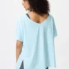 Camiseta de mujer AIRism con cuello en V holgada | 2 Way Camiseta de mujer AIRism con cuello en V holgada | 2 Way