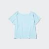 Camiseta de mujer AIRism con cuello en V holgada | 2 Way Camiseta de mujer AIRism con cuello en V holgada | 2 Way