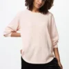 Camiseta de mujer con tejido de gofre | Camiseta de manga larga