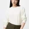 Camiseta de mujer de felpa suave de punto | Camiseta de manga larga Camiseta de mujer de felpa suave de punto | Camiseta de manga larga