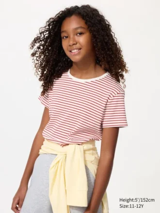 Camiseta de niño con canalé | A rayas Camiseta de niño con canalé | A rayas