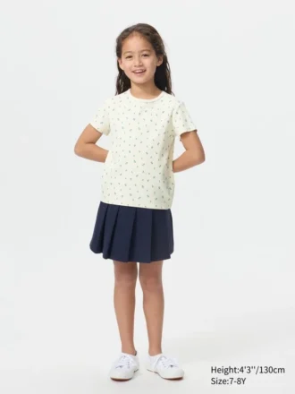 Camiseta de niño con canalé | Flor Camiseta de niño con canalé | Flor