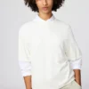 Camiseta de punto holgada para mujer Camiseta de punto holgada para mujer