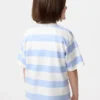 Camiseta de rayas de algodón AIRism para niños Camiseta de rayas de algodón AIRism para niños