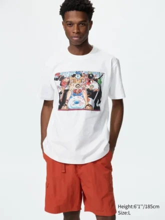 Camiseta gráfica de manga para hombre Ut Shueisha 100Th UT | One Piece