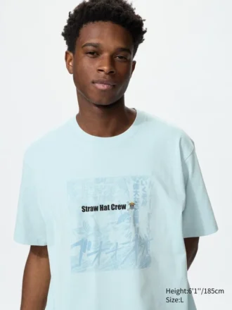 Camiseta gráfica de manga para hombre Ut Shueisha 100Th UT | One Piece