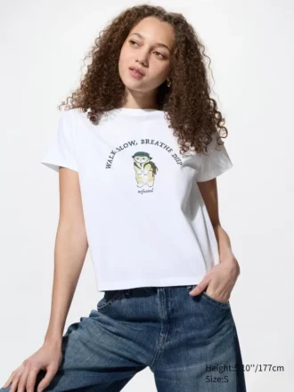 Camiseta gráfica Mofusand Ut para mujer