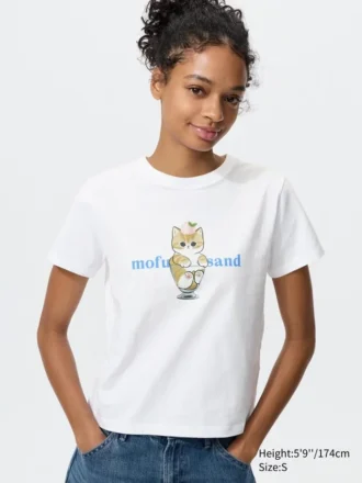 Camiseta gráfica Mofusand Ut para mujer
