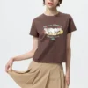 Camiseta gráfica Mofusand Ut para mujer Camiseta gráfica Mofusand Ut para mujer
