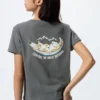 Camiseta gráfica Mofusand Ut para mujer Camiseta gráfica Mofusand Ut para mujer