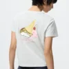 Camiseta gráfica Mofusand Ut para mujer Camiseta gráfica Mofusand Ut para mujer