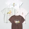Camiseta gráfica Mofusand Ut para mujer Camiseta gráfica Mofusand Ut para mujer