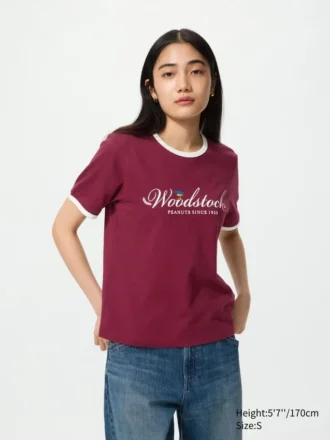 Camiseta gráfica Peanuts Ut para mujer