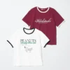 Camiseta gráfica Peanuts Ut para mujer Camiseta gráfica Peanuts Ut para mujer