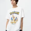 Camiseta gráfica Pokamon Ut para hombre Camiseta gráfica Pokamon Ut para hombre