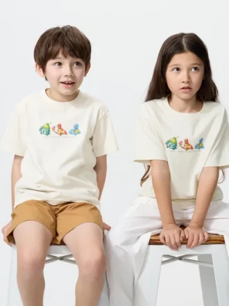 Camiseta gráfica Pokamon Ut para niños