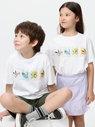 Camiseta gráfica Pokamon Ut para niños