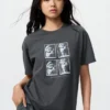 Camiseta gráfica Pop Mart Ut para mujer Camiseta gráfica Pop Mart Ut para mujer