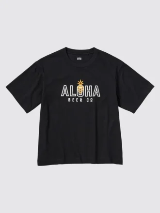 Camiseta gráfica The Brands Hawaiian Loco UT para mujer | Aloha Beer Company Camiseta gráfica The Brands Hawaiian Loco UT para mujer | Aloha Beer Company