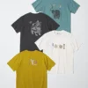 Camiseta gráfica unisex con animales Ukiyo-E UT