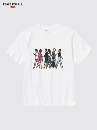 Camiseta gráfica unisex «Peace for All» | Julian Opie