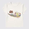 Camiseta gráfica UT con personajes alegres para mujer