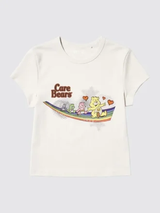 Camiseta gráfica UT con personajes alegres para mujer