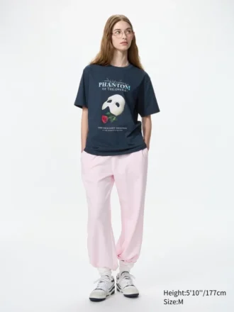 Camiseta gráfica UT de iconos musicales para hombre