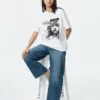 Camiseta gráfica Ut de iconos musicales para hombre