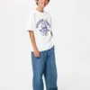 Camiseta infantil AIRism de algodón con estampado Camiseta infantil AIRism de algodón con estampado