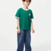 Camiseta infantil AIRism de algodón con estampado Camiseta infantil AIRism de algodón con estampado
