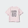 Camiseta infantil AIRism de algodón con estampado Camiseta infantil AIRism de algodón con estampado