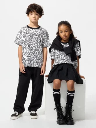 Camiseta infantil con estampado gráfico Ny Pop Art | Keith Haring