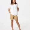 Camiseta infantil con mangas abullonadas | Bordado