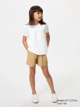 Camiseta infantil con mangas abullonadas | Bordado Camiseta infantil con mangas abullonadas | Bordado