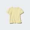 Camiseta infantil con mangas abullonadas | Fruncido